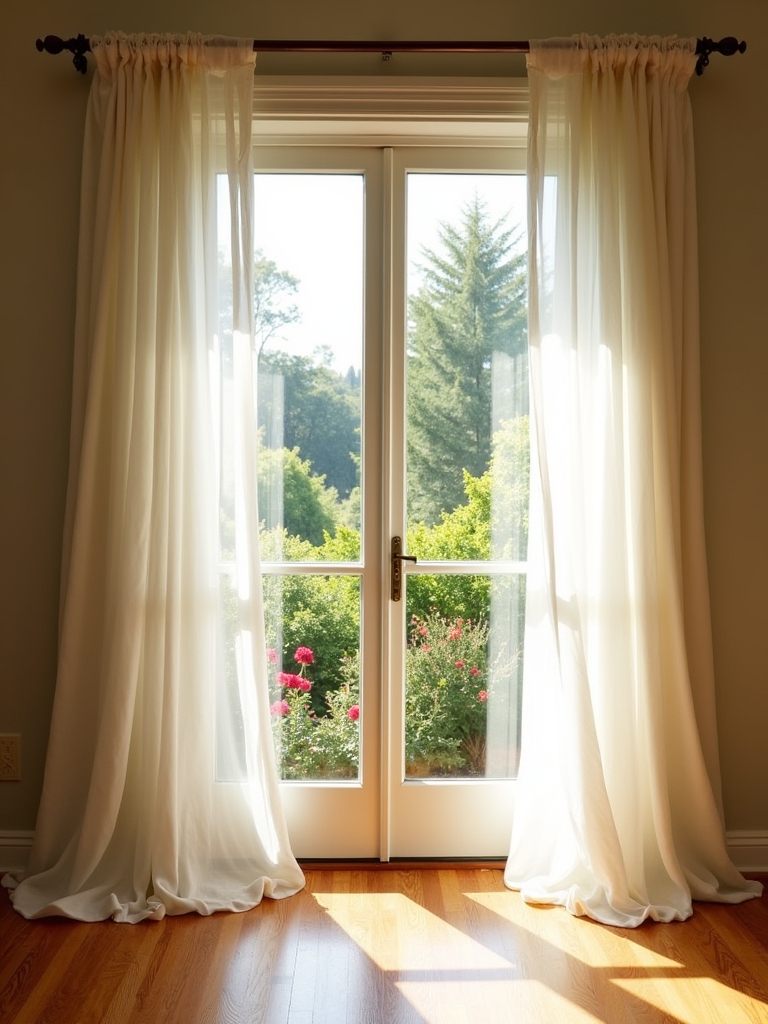 sheer elegance enhances atmosphere