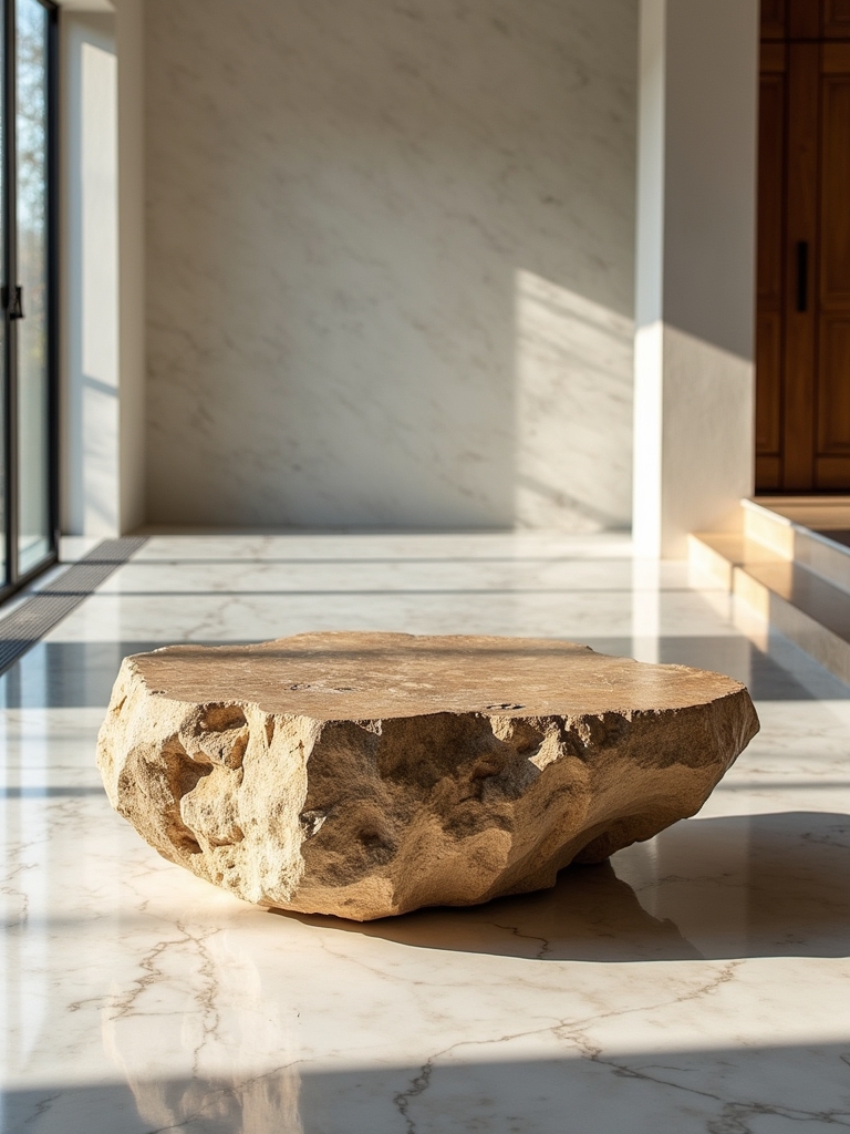 sleek marble coffee tables