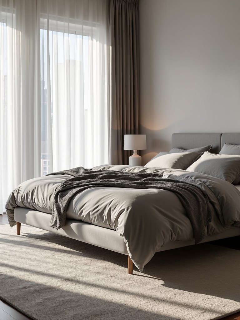 sleek minimalist grey design