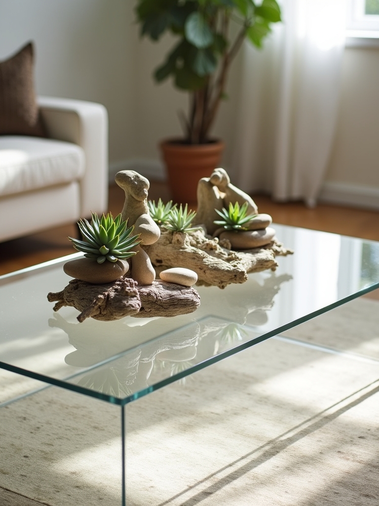 sleek modern acrylic table