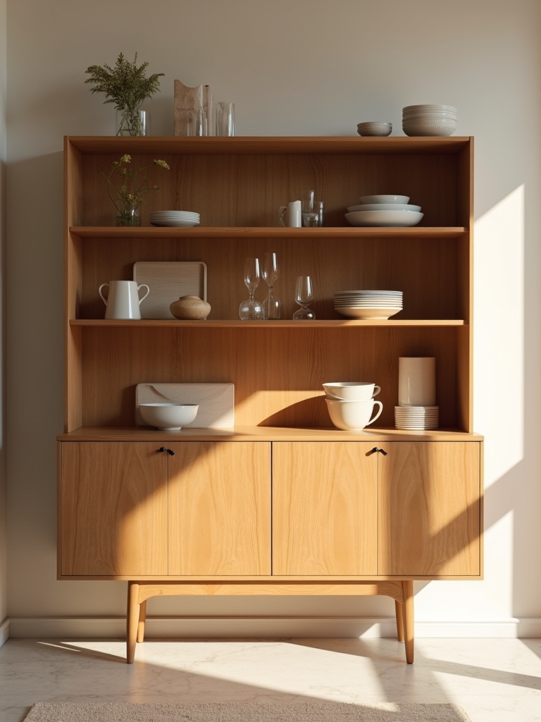 sleek wooden storage solutions