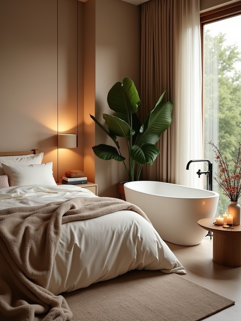 spa inspired bedroom transformation