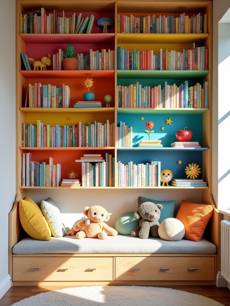 space efficient organized book storage