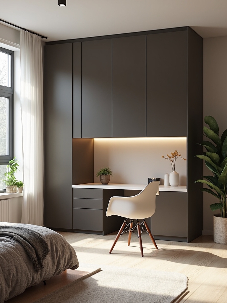 space saving bed desk solutions