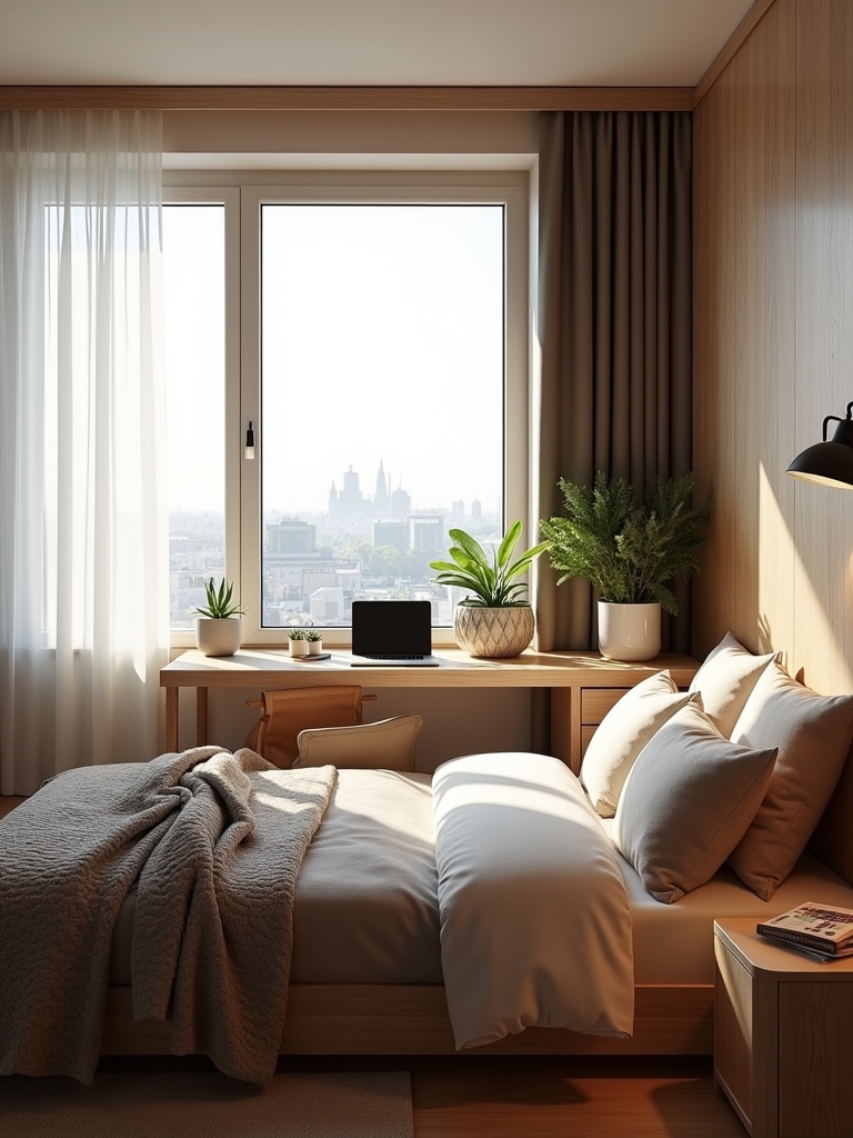 space saving corner bed design