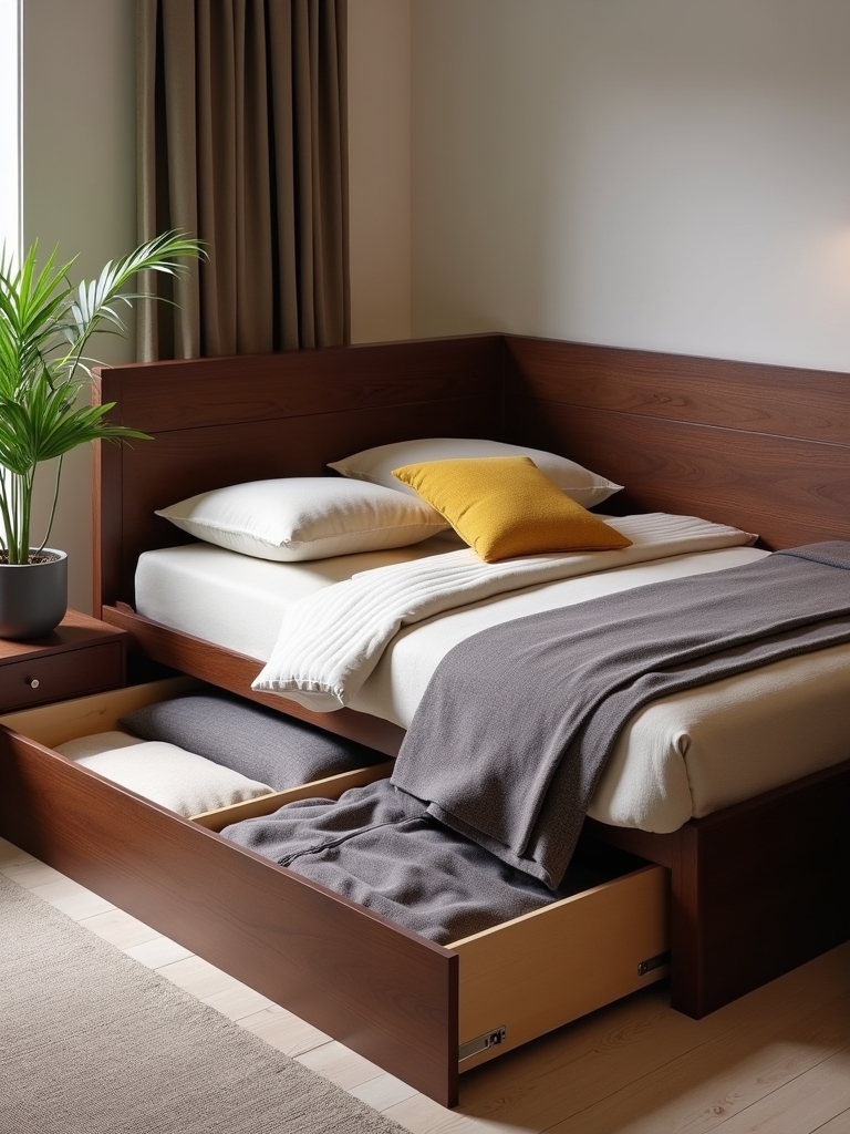 space saving foldable box bed