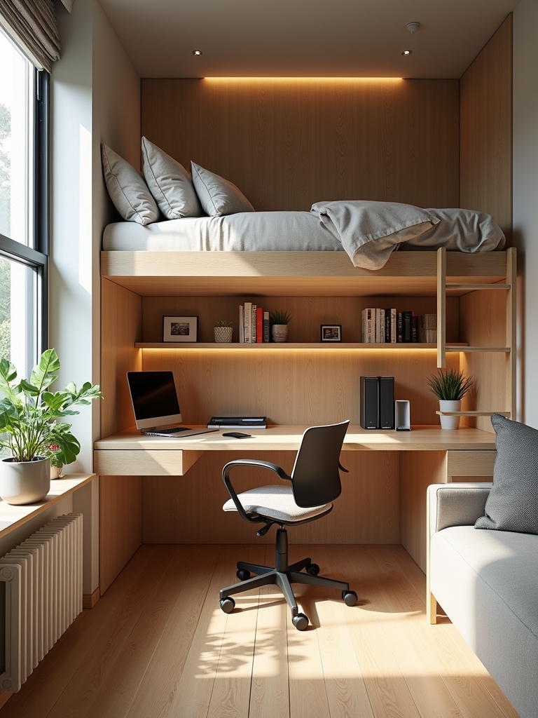 space saving loft bed solutions