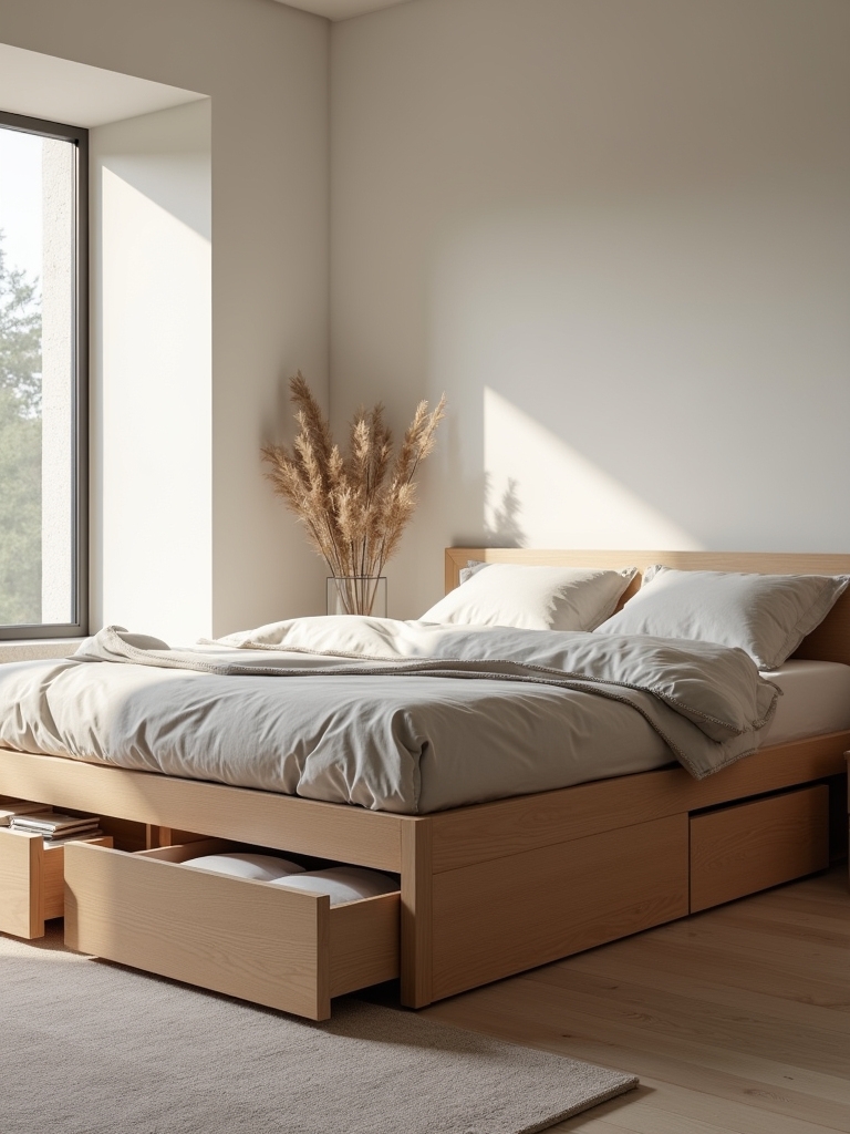 space saving minimalist box bed