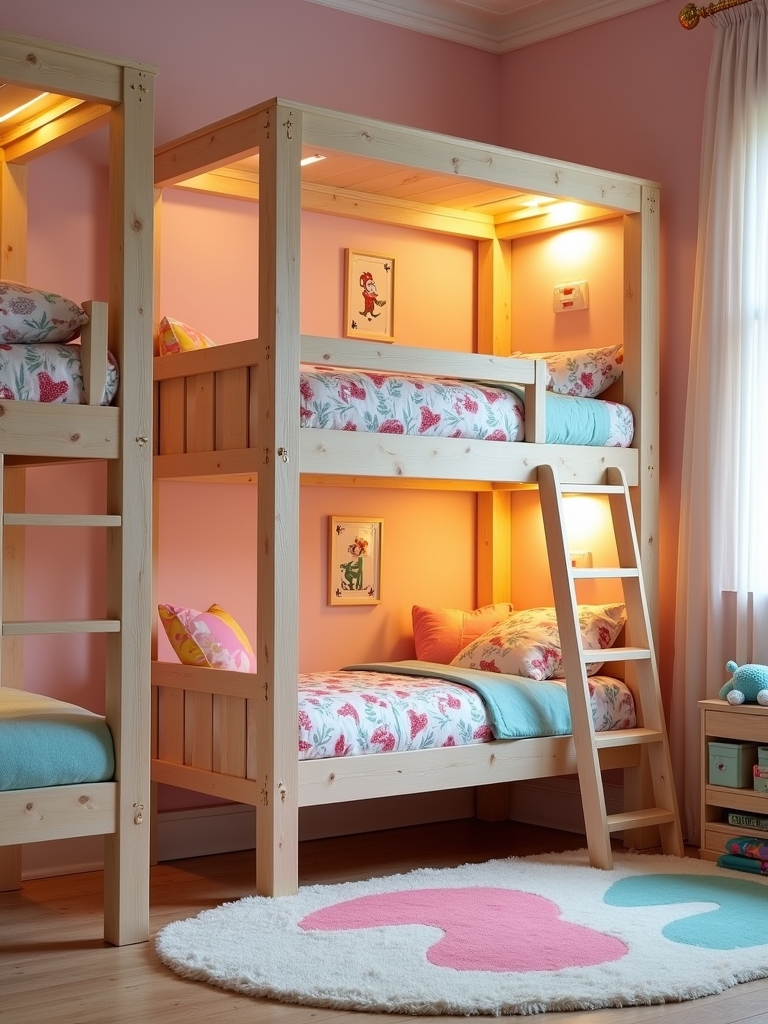 space saving triple bunk beds