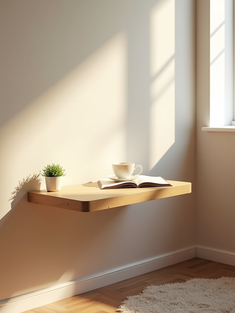 space saving wall mounted tables