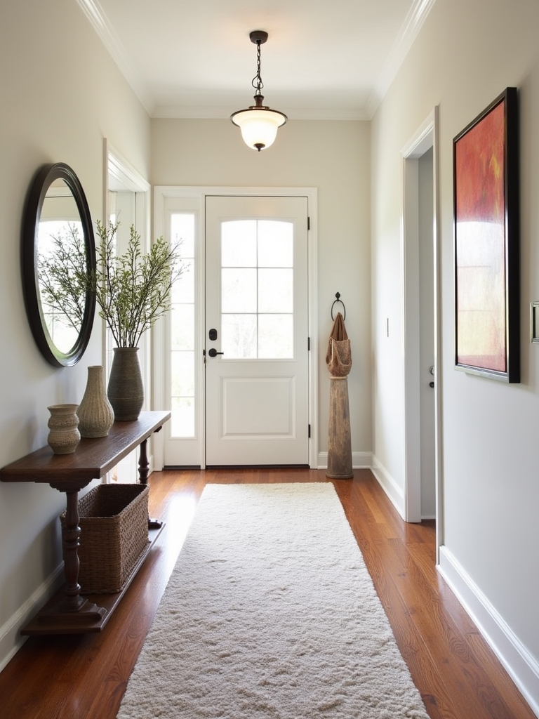stylish and functional entryway