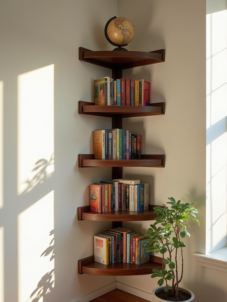stylish corner shelf solutions