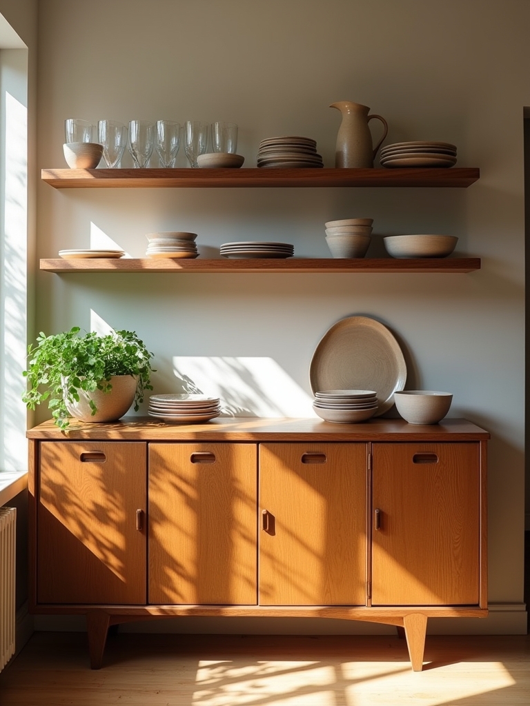 stylish functional floating shelves