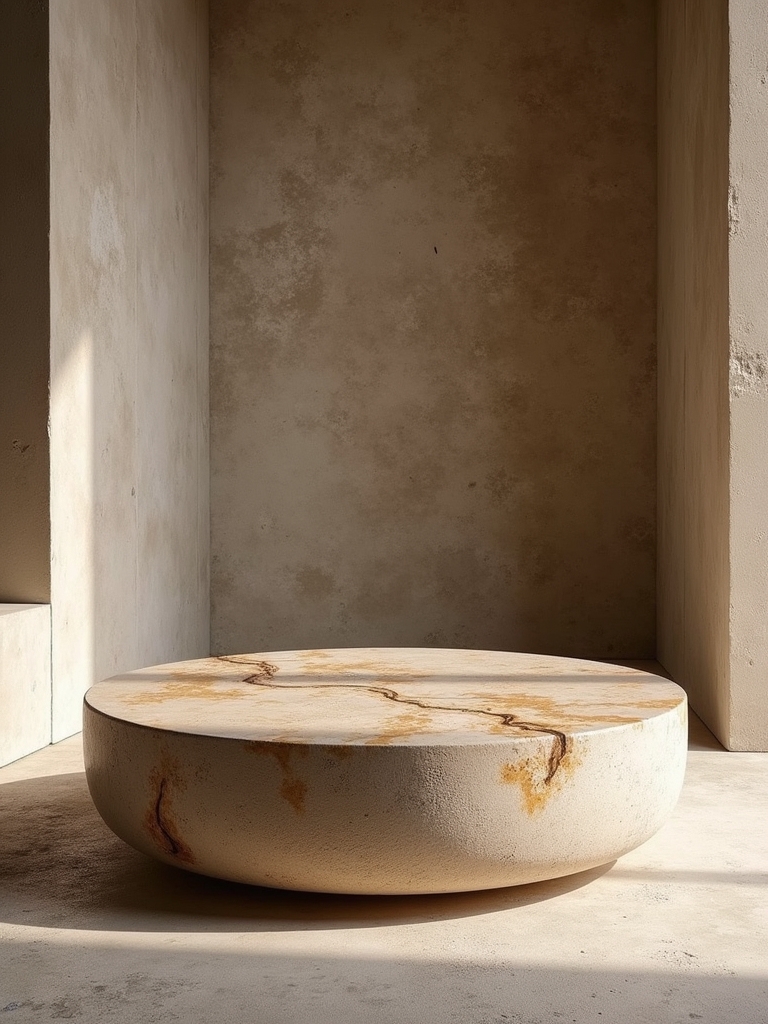 stylish geometric concrete tables