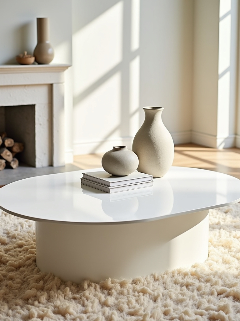 stylish high gloss coffee table