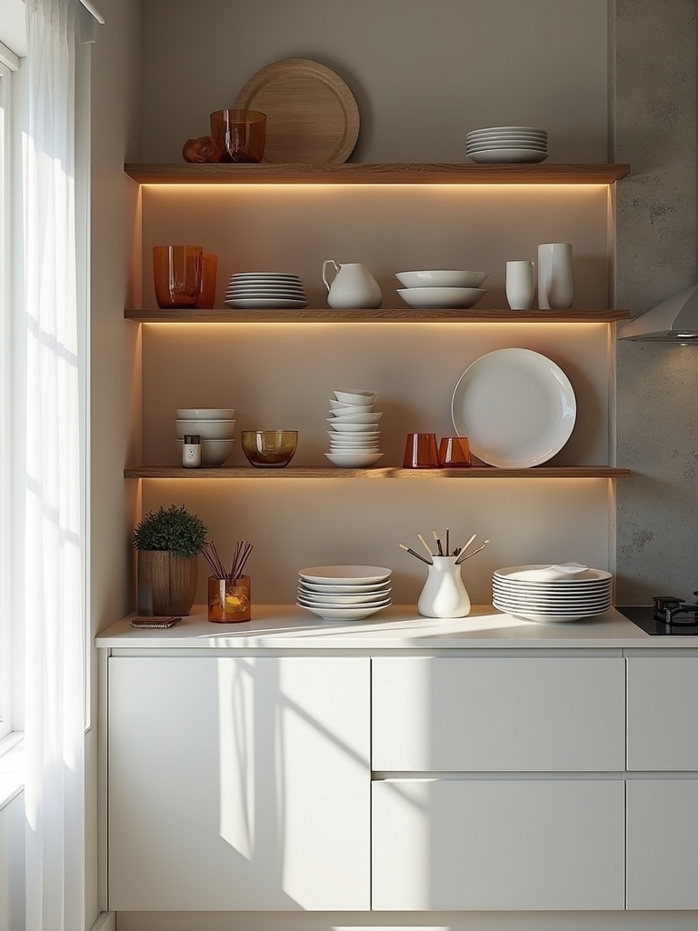 stylish open shelving solutions