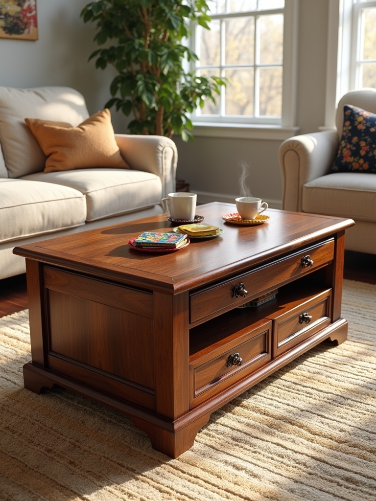 stylish practical lift top table