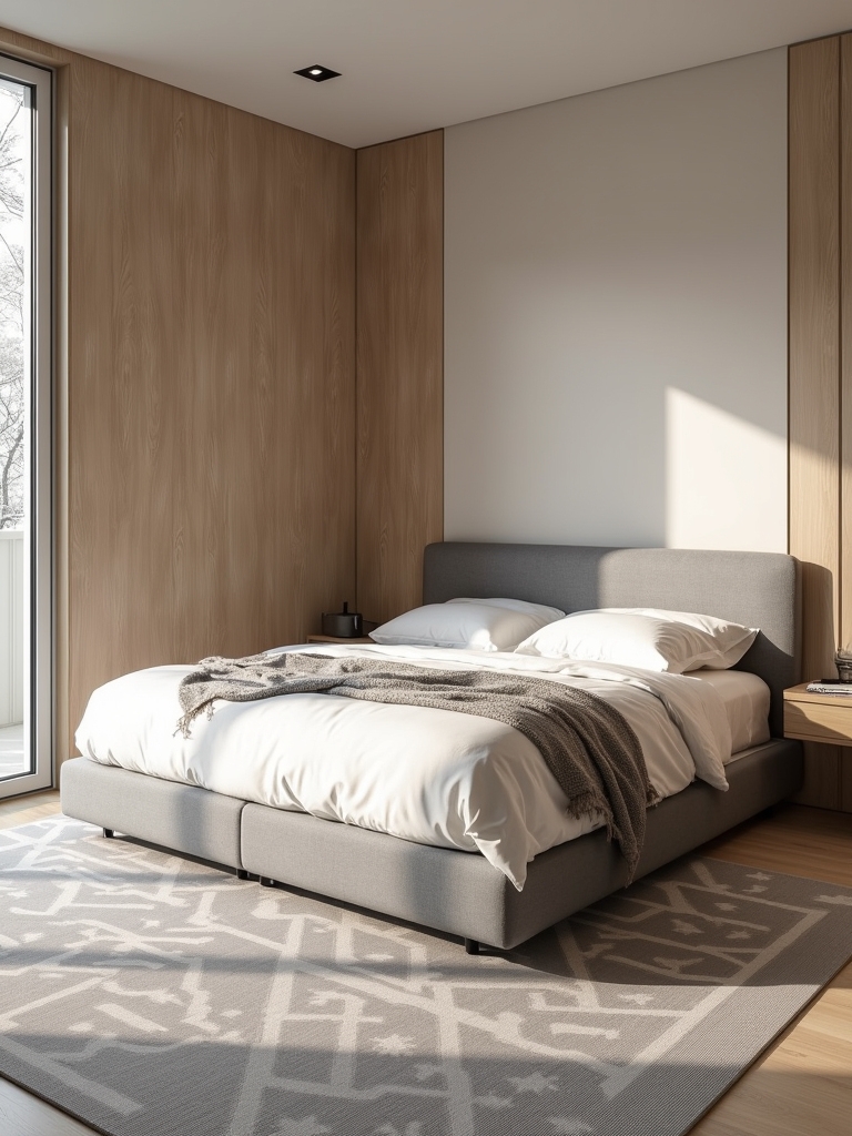 stylish space saving corner bed