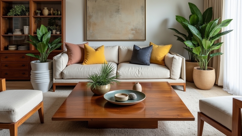 symmetrical square coffee tables