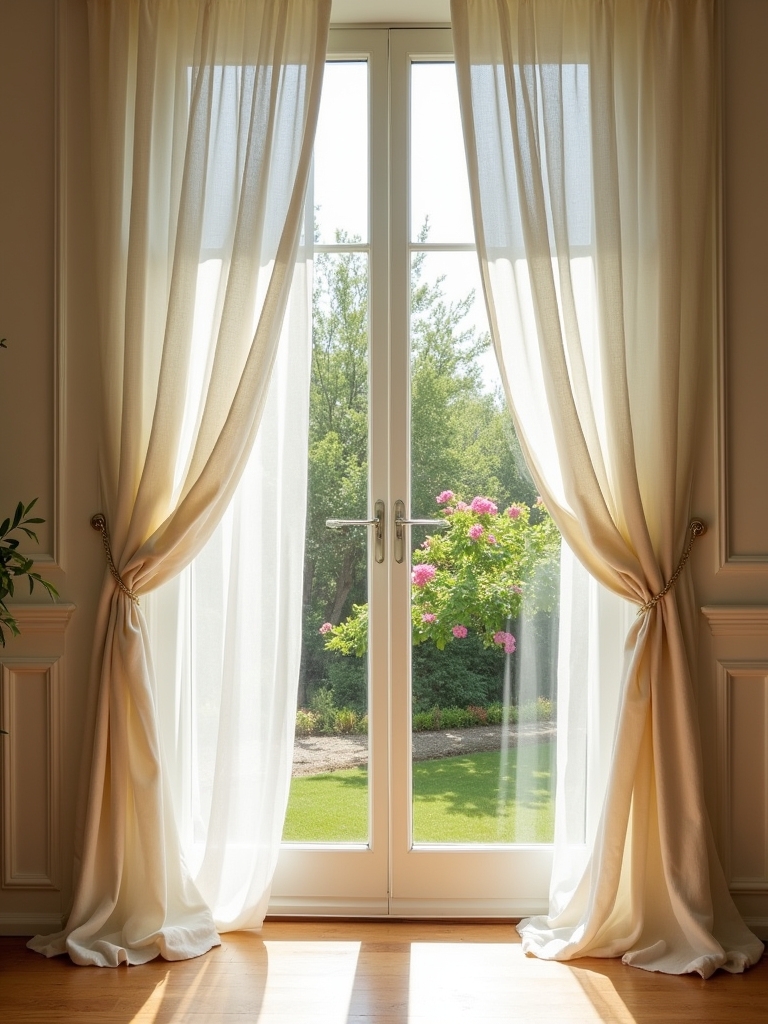 textured window treatment layers
