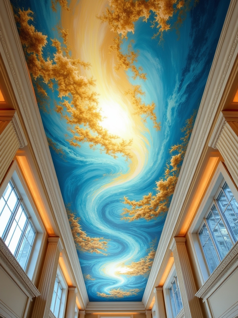 transformative artistic mural ceilings
