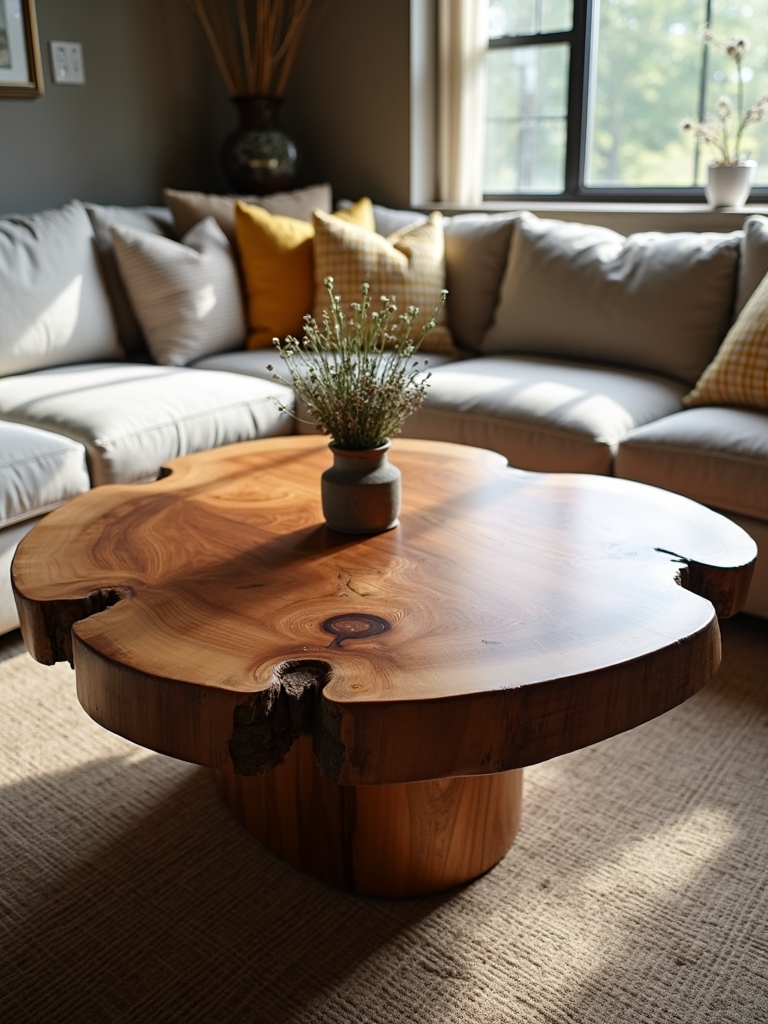 unique round coffee tables