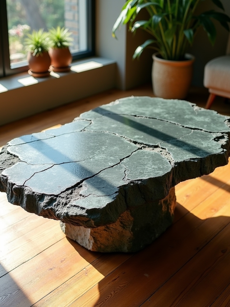 unique rustic slate tables