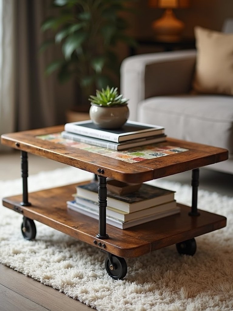 versatile diy rolling table