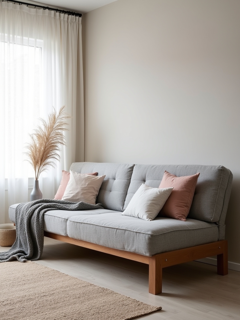versatile grey futon beds