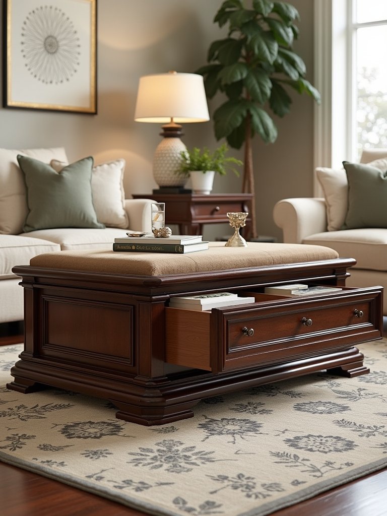 versatile storage coffee table