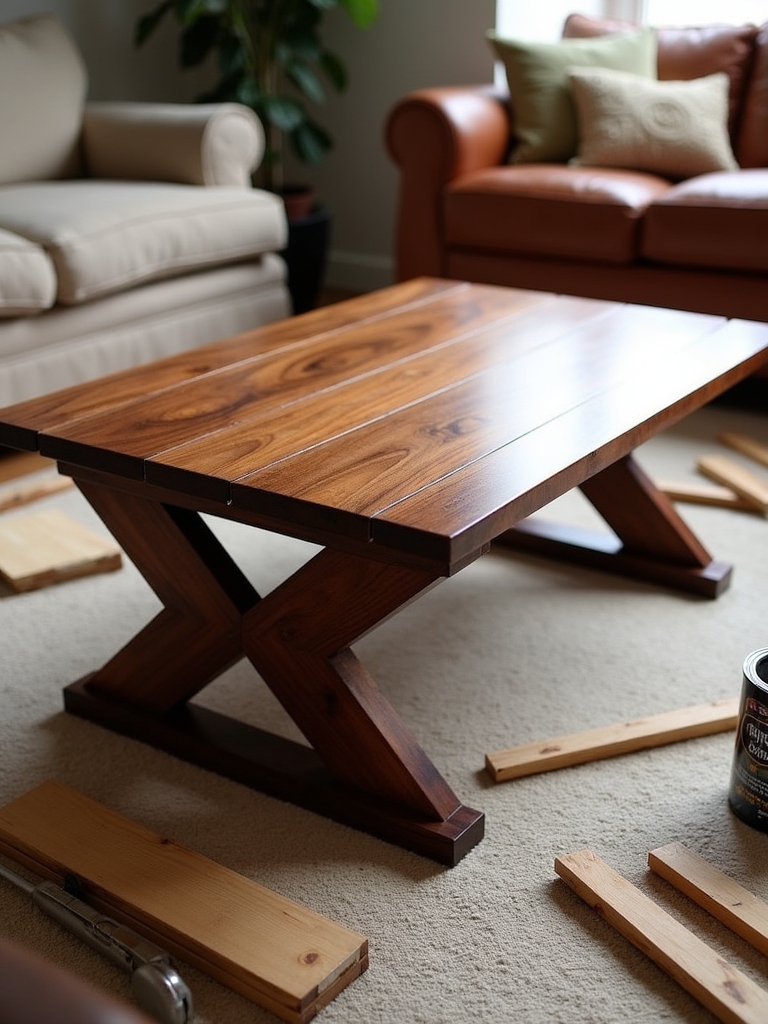versatile x frame coffee table