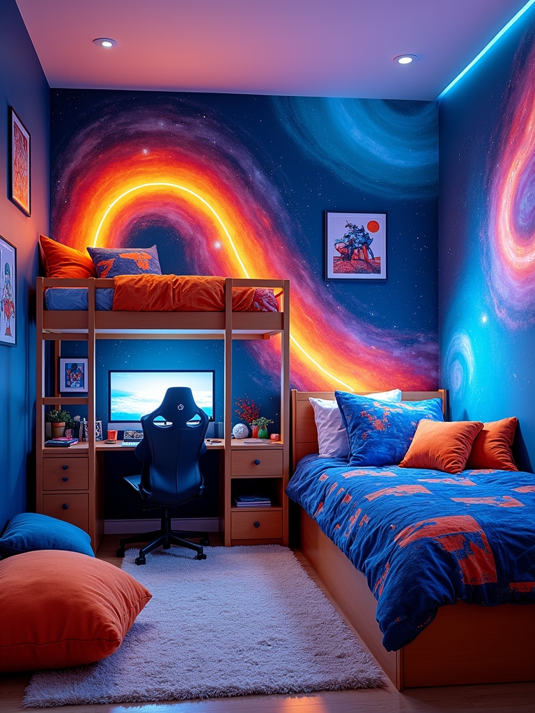 vibrant creative expression space