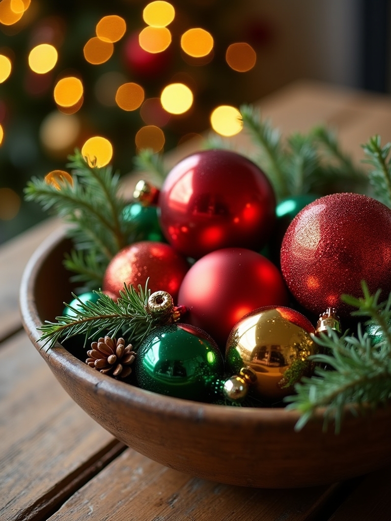 vibrant holiday centerpiece decor