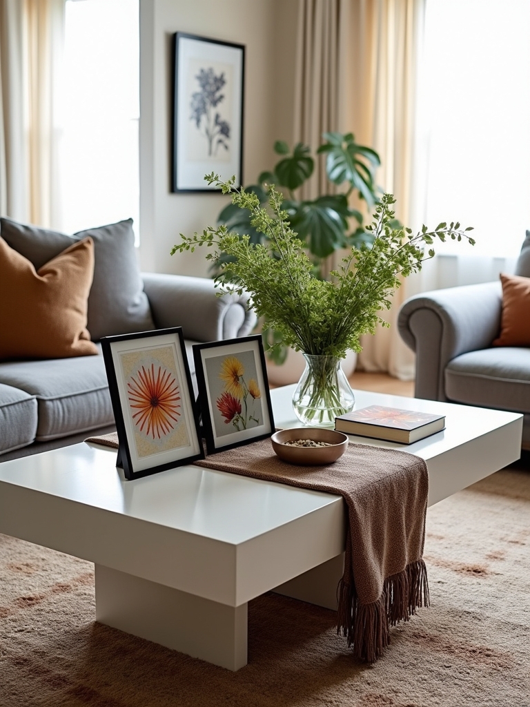 vibrant small art display
