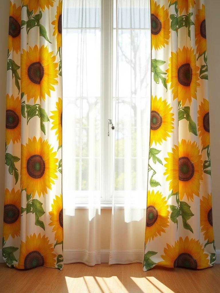 vibrant sunflower prints brighten homes