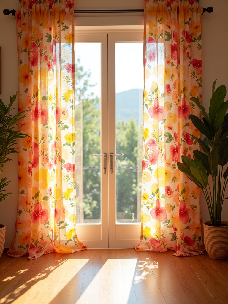 vibrant tropical decor transformation