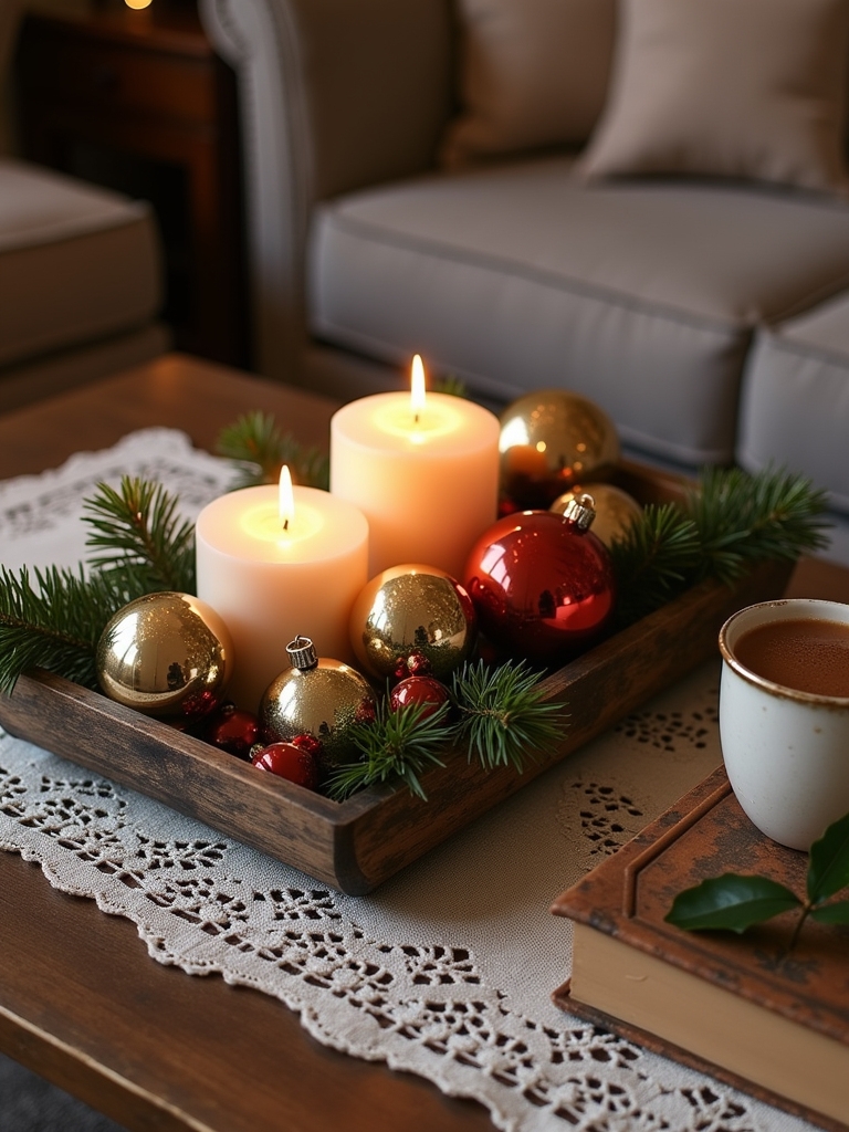 vintage holiday decor accents
