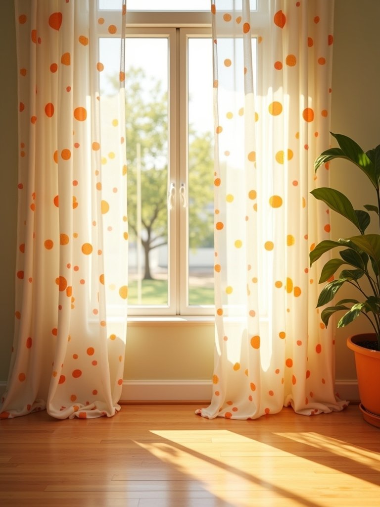 whimsical vibrant polka dots
