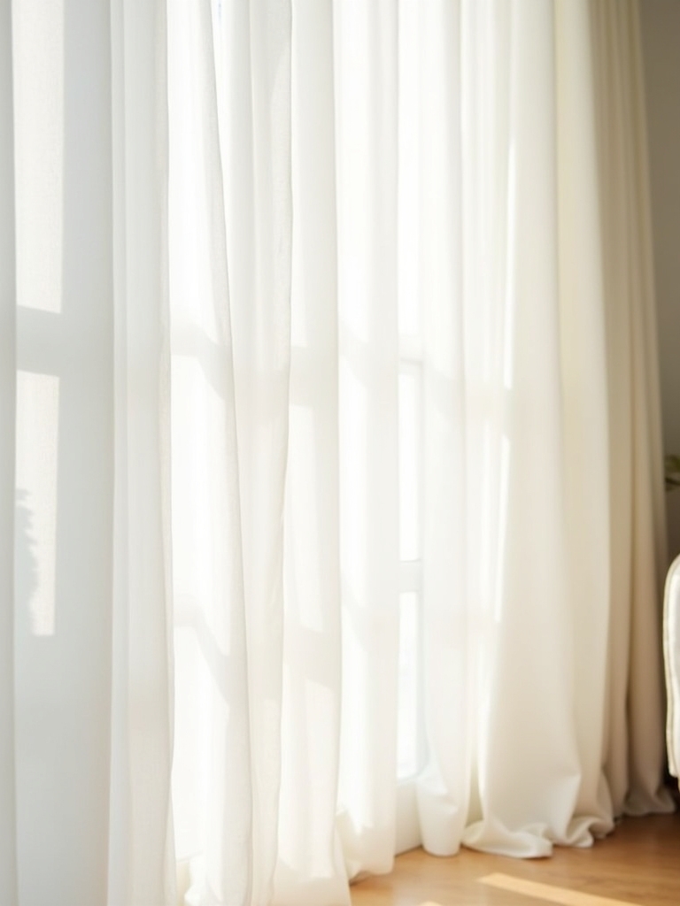 luxurious silk curtain features