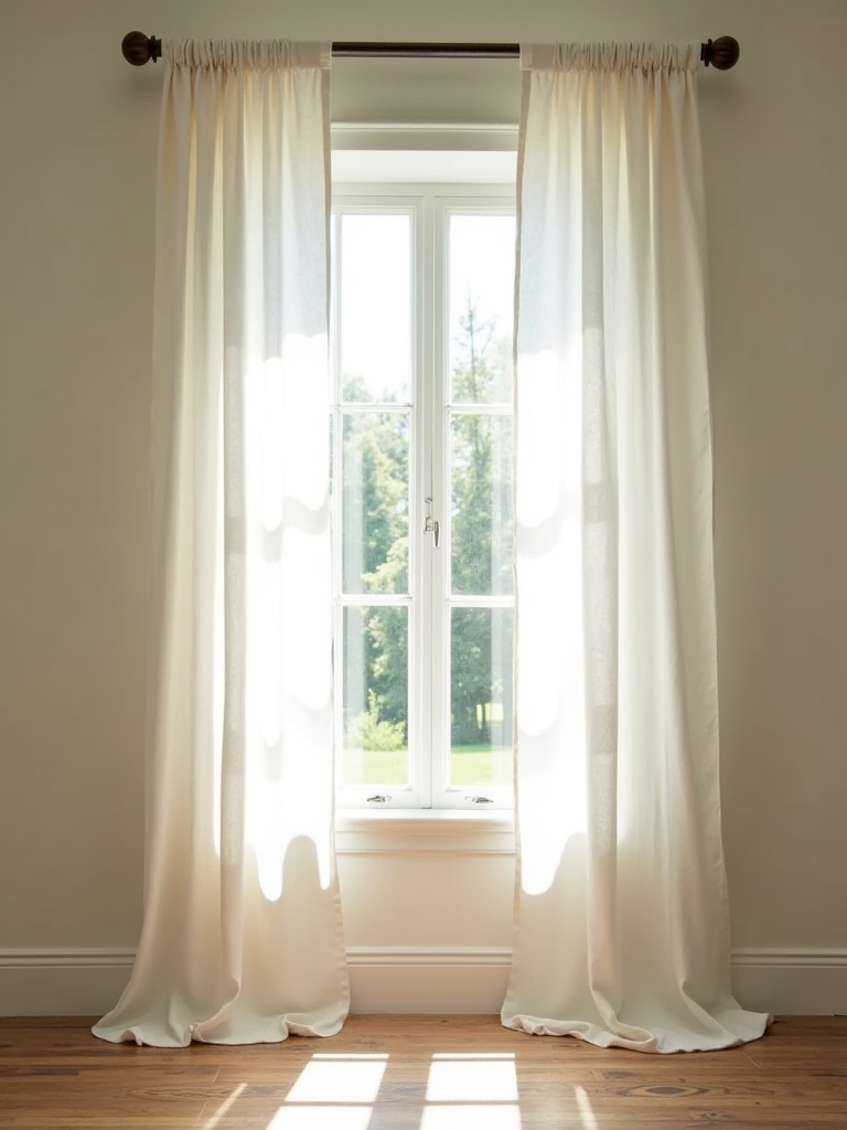 rustic charm with canvas drapes