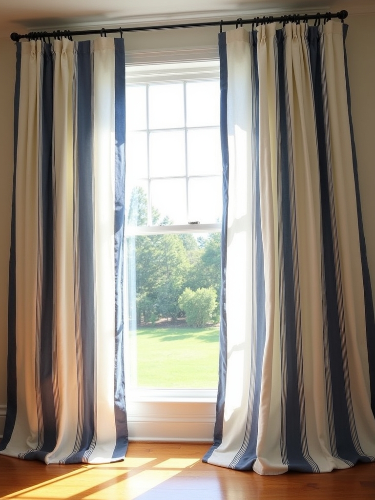 timeless striped curtain designs