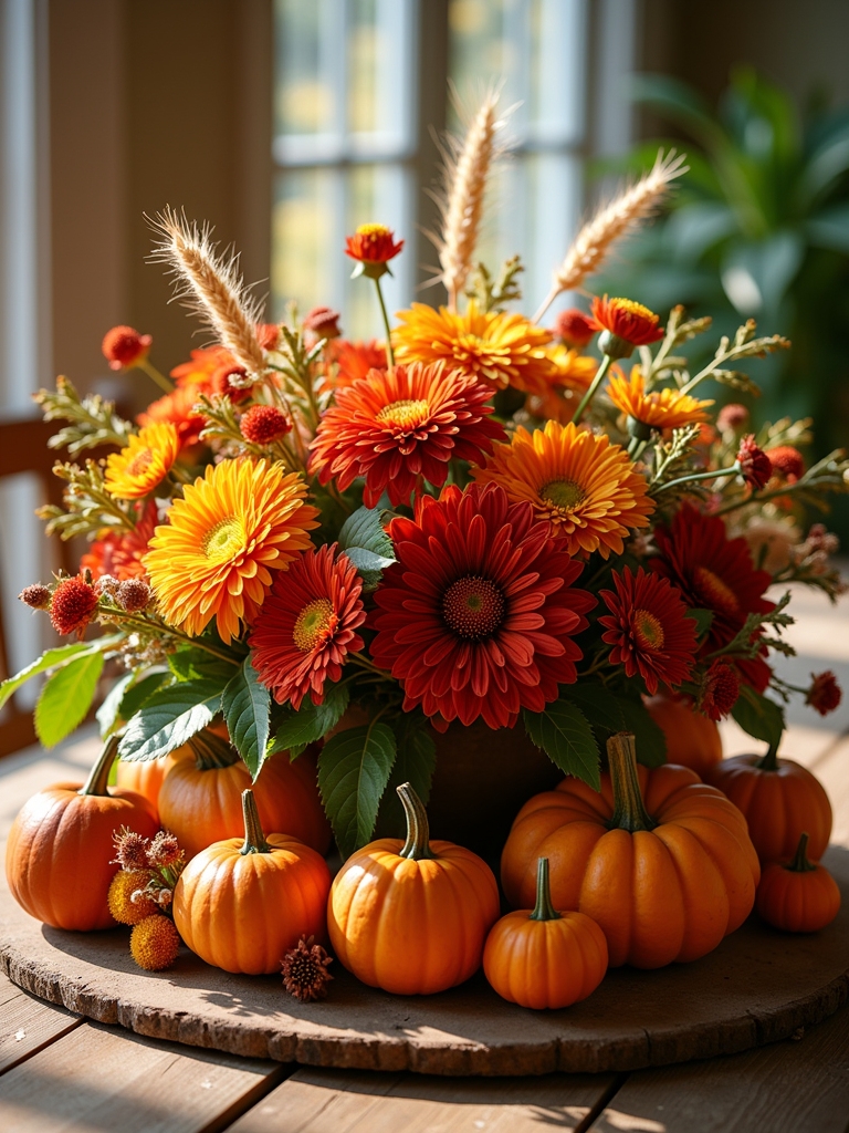 autumn colors and textures