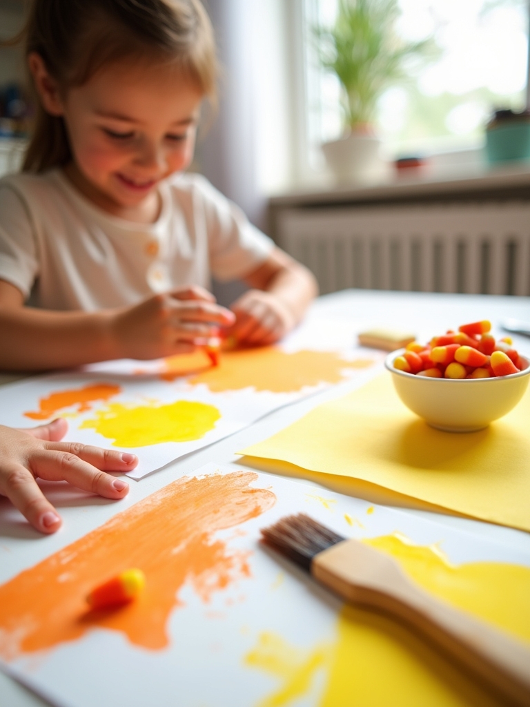 candy corn art projects