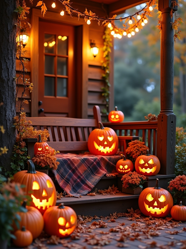 creative halloween pumpkin art
