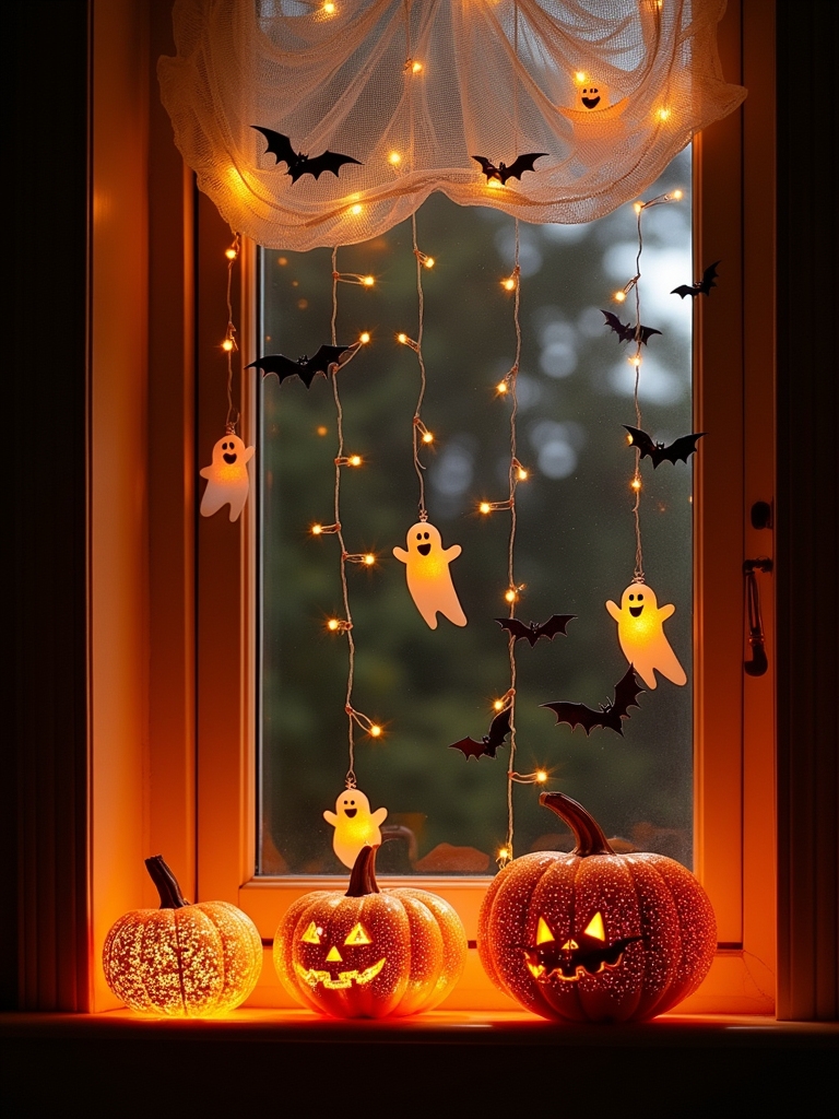 ethereal fairy lights display
