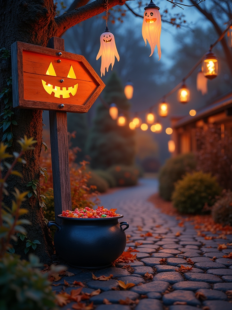 eye catching halloween signage ideas