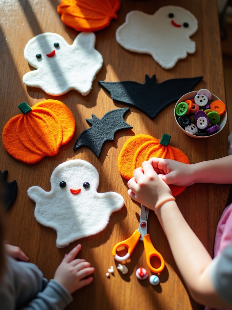 felt halloween crafts for toddlers