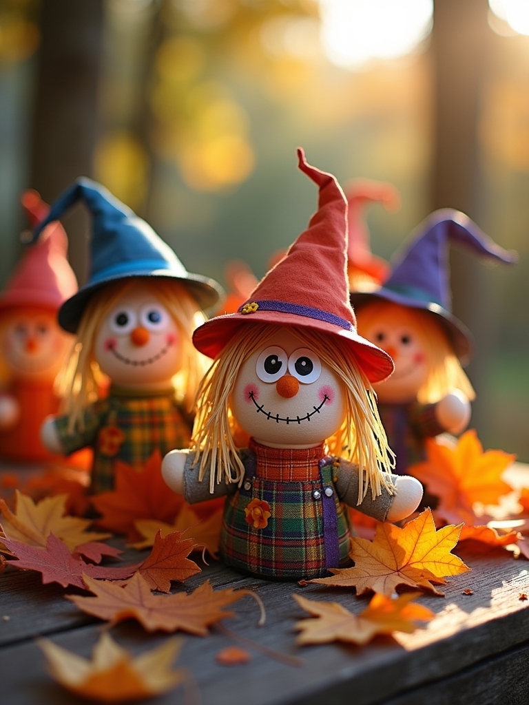 festive halloween scarecrow accents