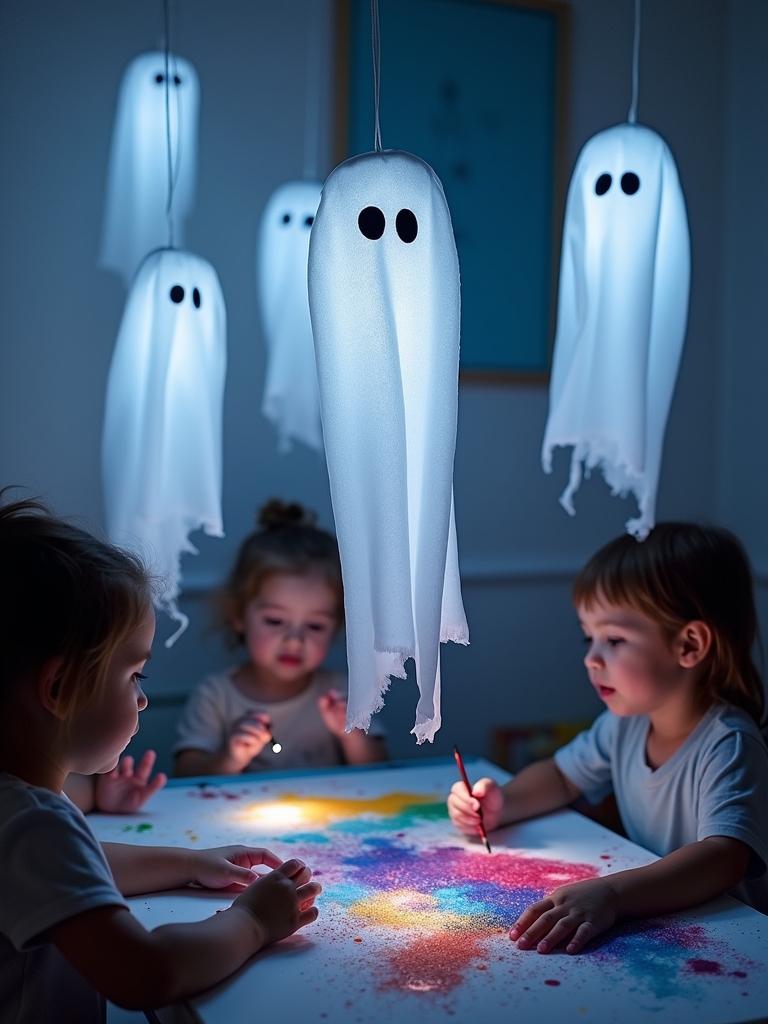 glow in the dark ghost decorations
