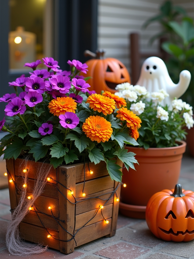 halloween themed planter ideas